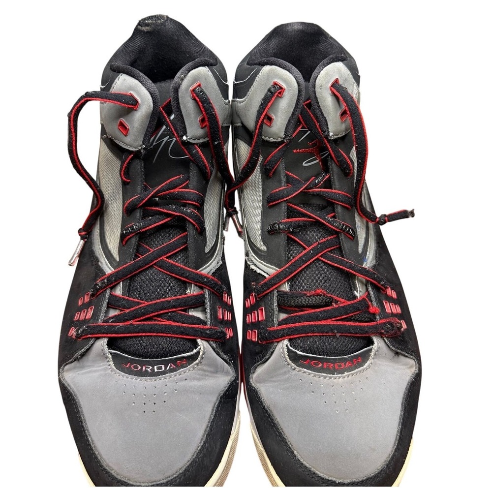 Jordan‎ Flight Club 91 Mens Basketball Shoes Black Grey Red Sz 8